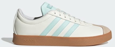 (Women) adidas VL Court Base Sneakers Core White/Halo Mint/Halo Ivory JI1767