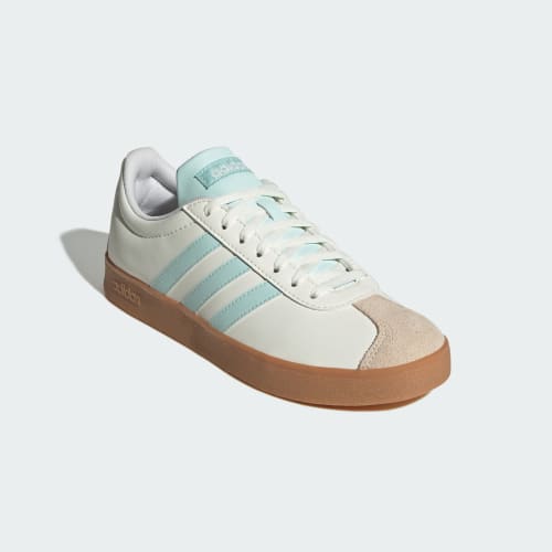 Shop (Women) adidas VL Court Base Sneakers Core White/Halo Mint/Halo Ivory JI1767