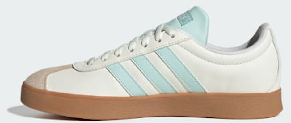 (Women) adidas VL Court Base Sneakers Core White/Halo Mint/Halo Ivory JI1767 Details for (Women) adidas VL Court Base Sneakers Core White/Halo Mint/Halo Ivory JI1767