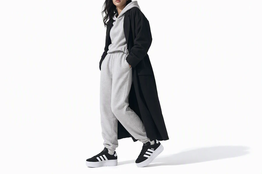 (Women) adidas VL Court Bold 'Black White' IH9995 Order (Women) adidas VL Court Bold 'Black White' IH9995