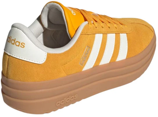 (Women) adidas VL Court Bold 'Collegiate Gold Off White Gum' KJ6854 Details for (Women) adidas VL Court Bold 'Collegiate Gold Off White Gum' KJ6854