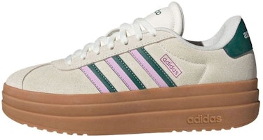 (Women) adidas VL Court Bold 'Off White Collegiate Green Lilac' JI1788 (Women) adidas VL Court Bold 'Off White Collegiate Green Lilac' JI1788