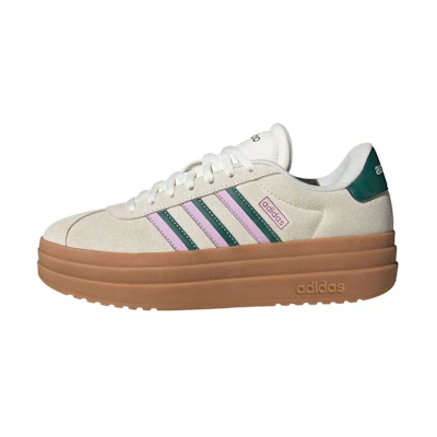 (W) adidas VL Court Bold 'Off White Collegiate Green Lilac'