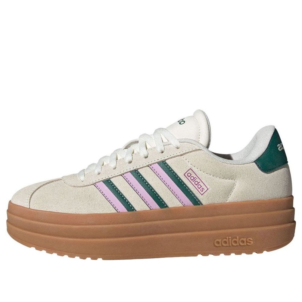 (Women) adidas VL Court Bold 'Off White Collegiate Green Lilac' JI1788