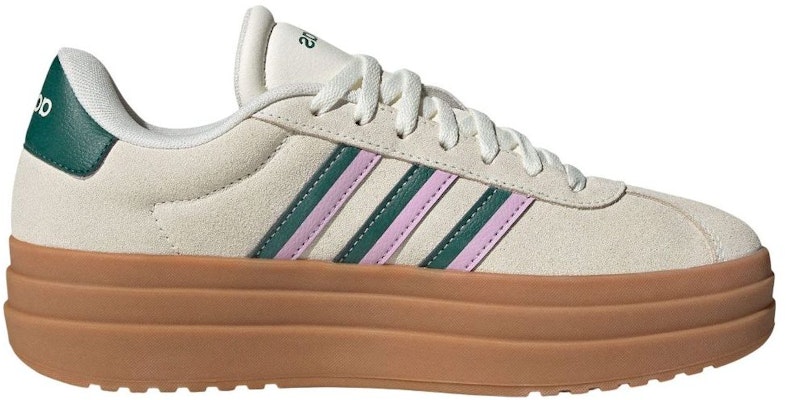 (Women) adidas VL Court Bold 'Off White Collegiate Green Lilac' JI1788 Order (Women) adidas VL Court Bold 'Off White Collegiate Green Lilac' JI1788