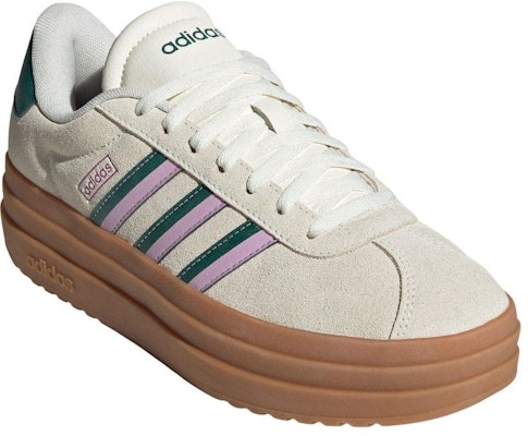 (Women) adidas VL Court Bold 'Off White Collegiate Green Lilac' JI1788 Lookbook (Women) adidas VL Court Bold 'Off White Collegiate Green Lilac' JI1788