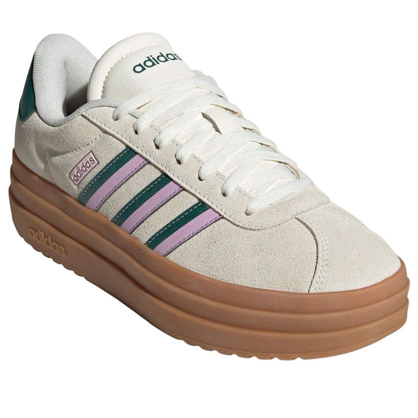 Shop (Women) adidas VL Court Bold 'Off White Collegiate Green Lilac' JI1788