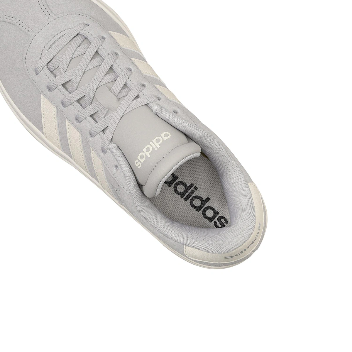 (Women) Adidas VL Court Bold Grey/Off White/Core