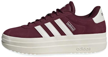 (Women) adidas VL Court Bold Low-Top Sneakers - Wine Red, Stylish & Durable IH0366 (Women) adidas VL Court Bold Low-Top Sneakers - Wine Red, Stylish & Durable IH0366