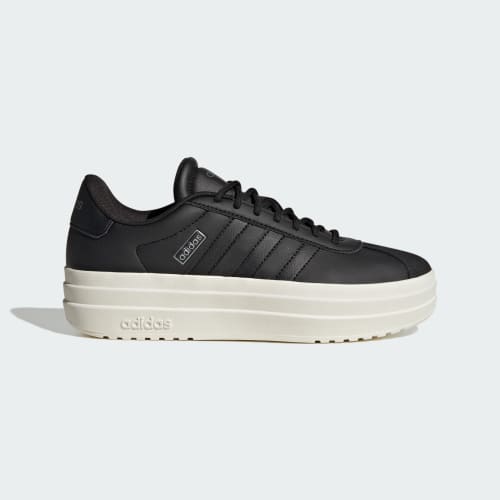 (Women) adidas VL Court Bold Shoes Core Black/Core Black/Off White IH9146