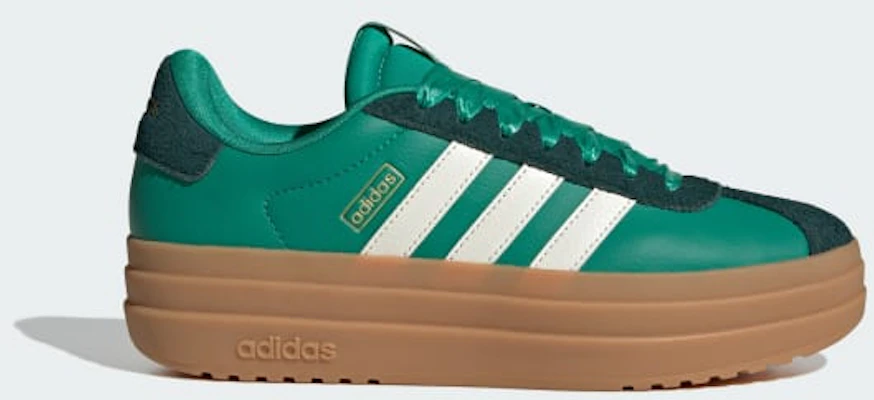 (Women) adidas VL Court Bold Shoes Court Green/Off White/Aurora Ivy JQ5627 Buy (Women) adidas VL Court Bold Shoes Court Green/Off White/Aurora Ivy JQ5627