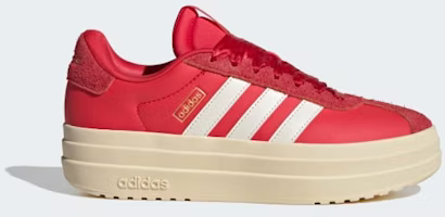 (Women) adidas VL Court Bold Shoes Pure Ruby/Off White/Better Scarlet JQ5628 (Women) adidas VL Court Bold Shoes Pure Ruby/Off White/Better Scarlet JQ5628