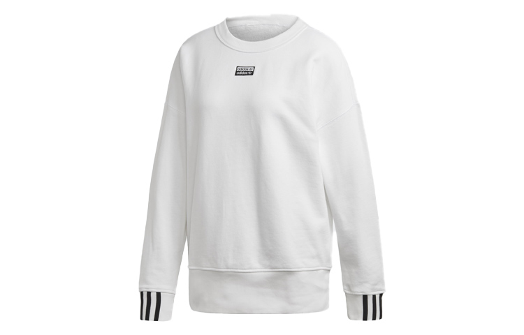(Women) adidas Vocal Casual Comfort Sweatshirt White ED5847