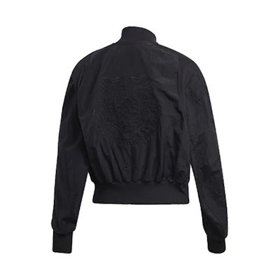 (Women) adidas VRCT Jacket Black Tiger Embroidery Woven Fit FK0975