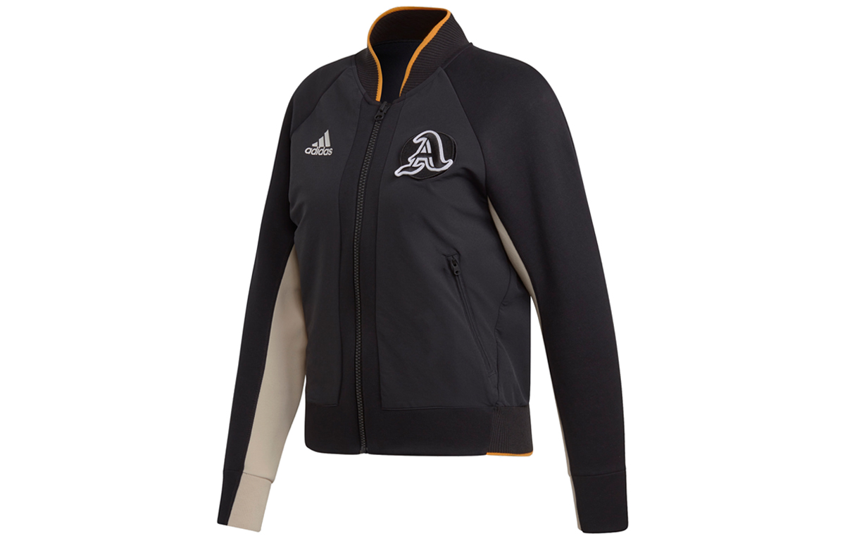 (Women) adidas VRCT Retro Athletic Long Sleeve Jacket Black EA0422