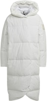 (Women) adidas W Big Baffle C White Hooded Oversized Down Jacket HN9939 (Women) adidas W Big Baffle C White Hooded Oversized Down Jacket HN9939