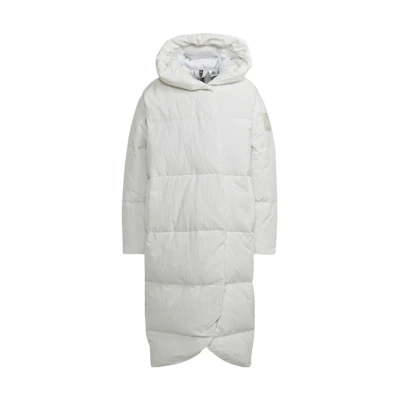 (Women) adidas W Big Baffle C White Hooded Oversized Down Jacket HN9939