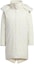 Buy (W) adidas 女款白色長版羽絨外套 可拆式帽連帽外套 Puffer夾克 HN2114