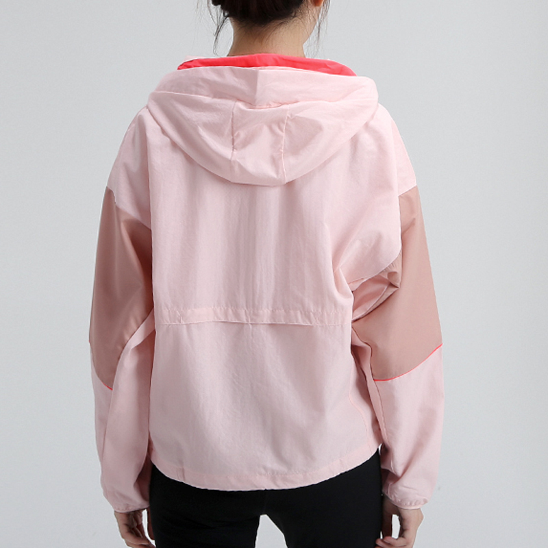 Purchase (W) Jaket Hoodie adidas W.N.D Colorblock Pink GF0133