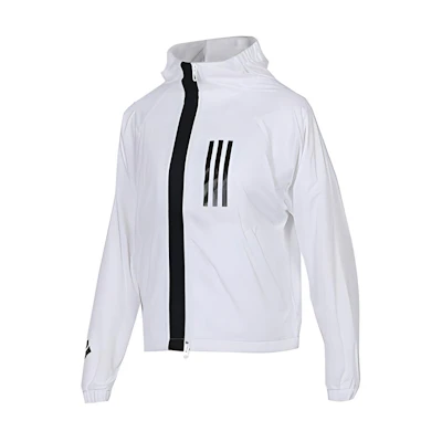 (Women) adidas W WND Hooded Jacket White DZ0033
