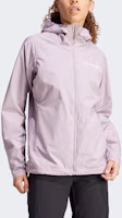 Lookbook (W) adidas 防風防水戶外連帽外套 淡紫色 IP1485