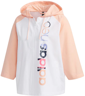 (W) adidas 白色3/4袖連帽運動外套 FK9936 Buy (W) adidas 白色3/4袖連帽運動外套 FK9936