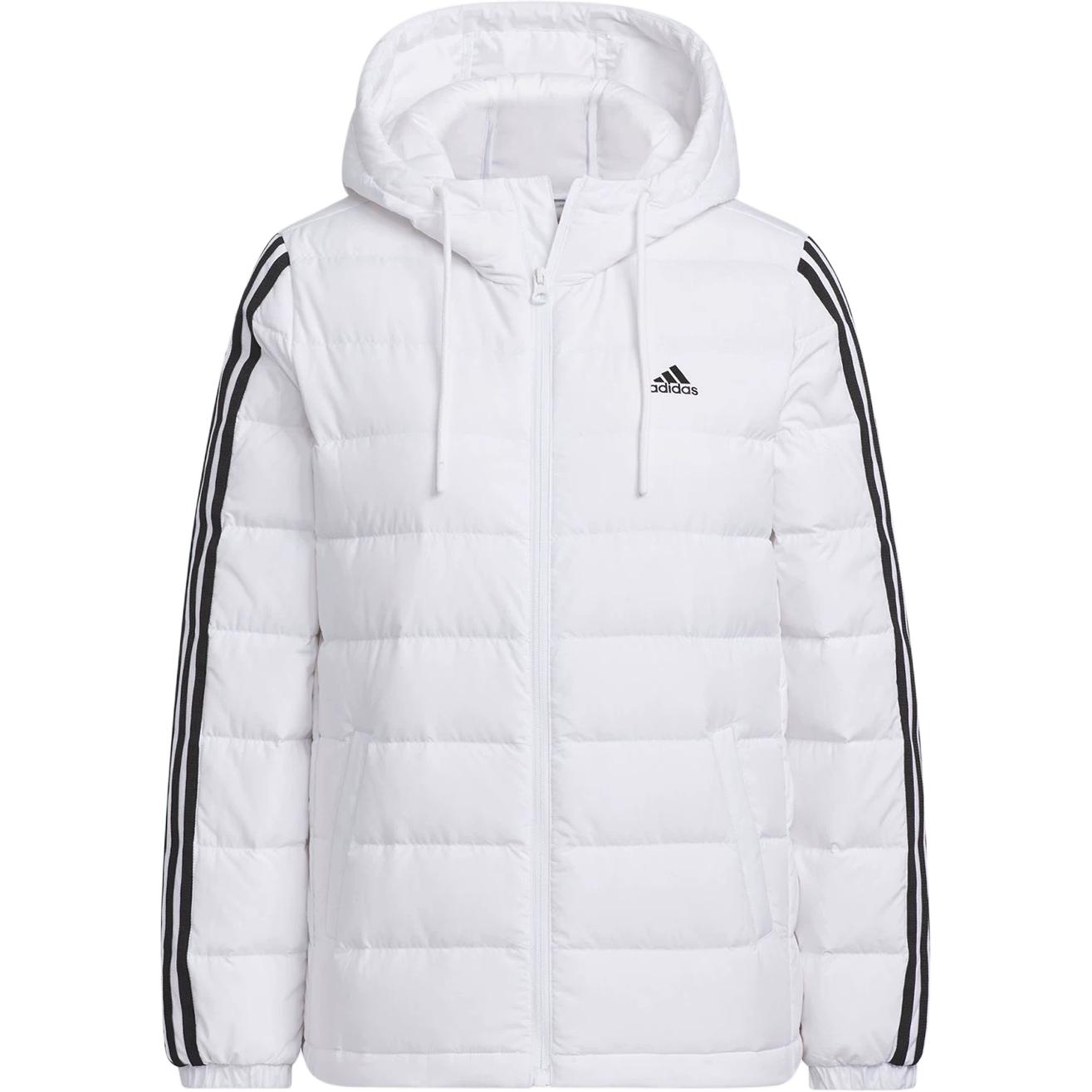 (Women) adidas White Insulated Hooded Puffer Jacket. IK2375