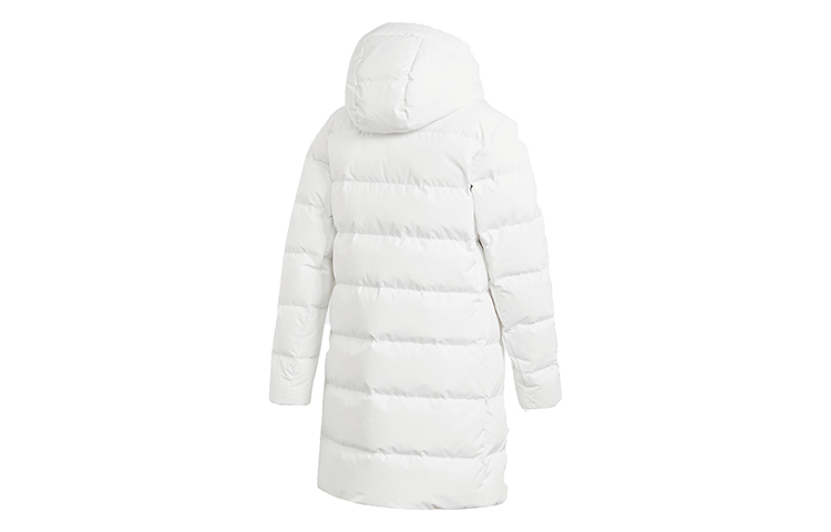 Lookbook (W) Abrigo Adidas Blanco Impermeable Capucha Invierno Chaqueta Exterior. GE9992