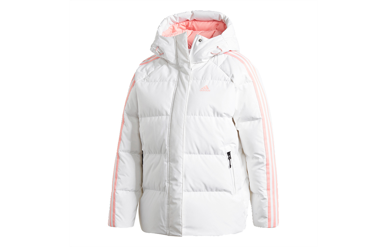 Order (W) adidas Jaket Musim Dingin Putih Quilted Hooded Down GF0002