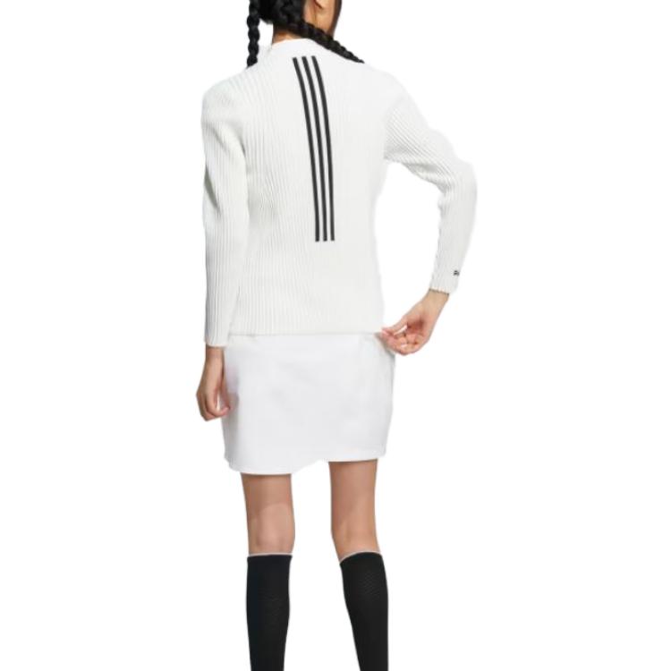 Shop (W) adidas Jaket Baseball Putih Polos dengan Ritsleting dan Kerah модел HB3580