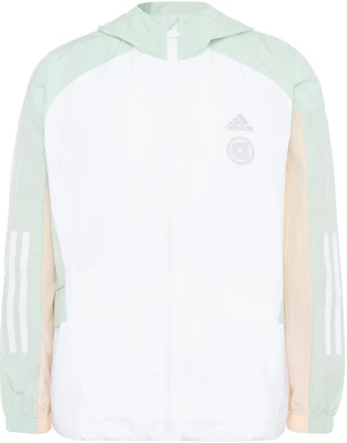 (W) 阿迪达斯白色条纹标志印花拉链连帽夹克 HM5279 Order (W) 阿迪达斯白色条纹标志印花拉链连帽夹克 HM5279