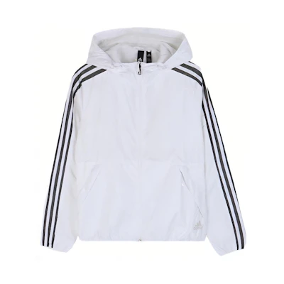 (Women) adidas Windbreaker Hoodie White EH3901