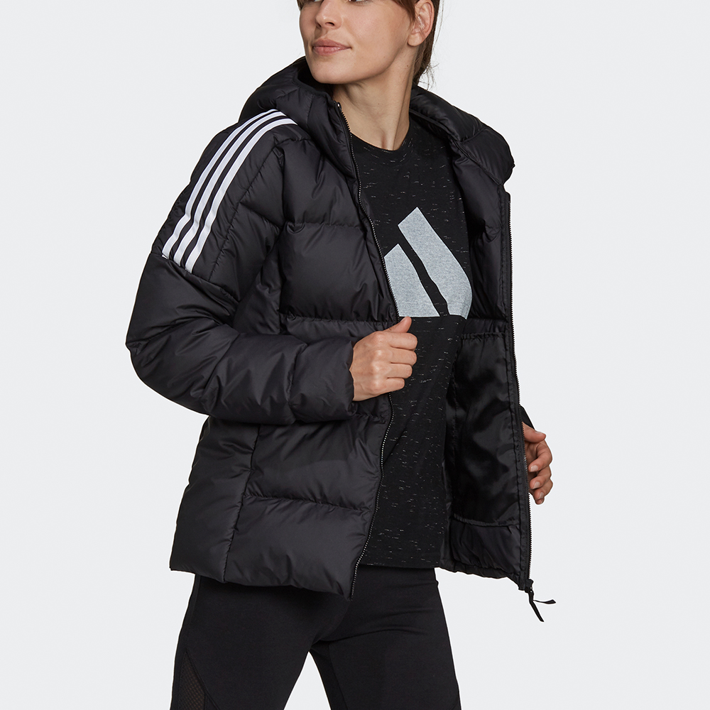 (Women) adidas Winter Hooded Down Jacket Black - Casual and Warm International Version. GT9175 圖 5
