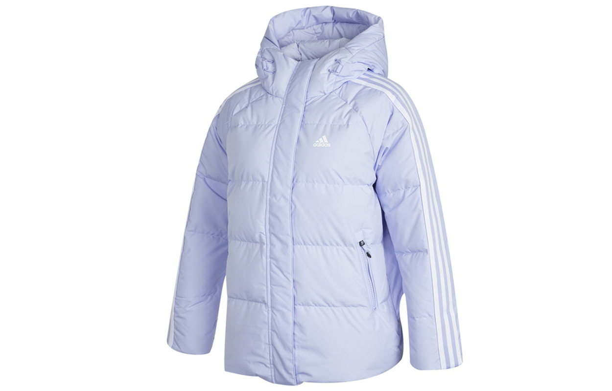 (Women) adidas Winter Lavender Purple Hooded Down Jacket. H20811 圖 2