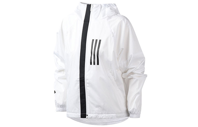 (Women) adidas WND Casual Hooded Jacket White FH6665