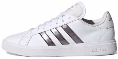 (Women) adidas WNNS Neo Grand Court 'White Silver' HR0248 (Women) adidas WNNS Neo Grand Court 'White Silver' HR0248