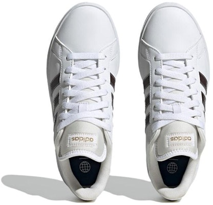 (W) adidas WNNS Neo Grand Court 'Putih Perak' HR0248 Shop (W) adidas WNNS Neo Grand Court 'Putih Perak' HR0248