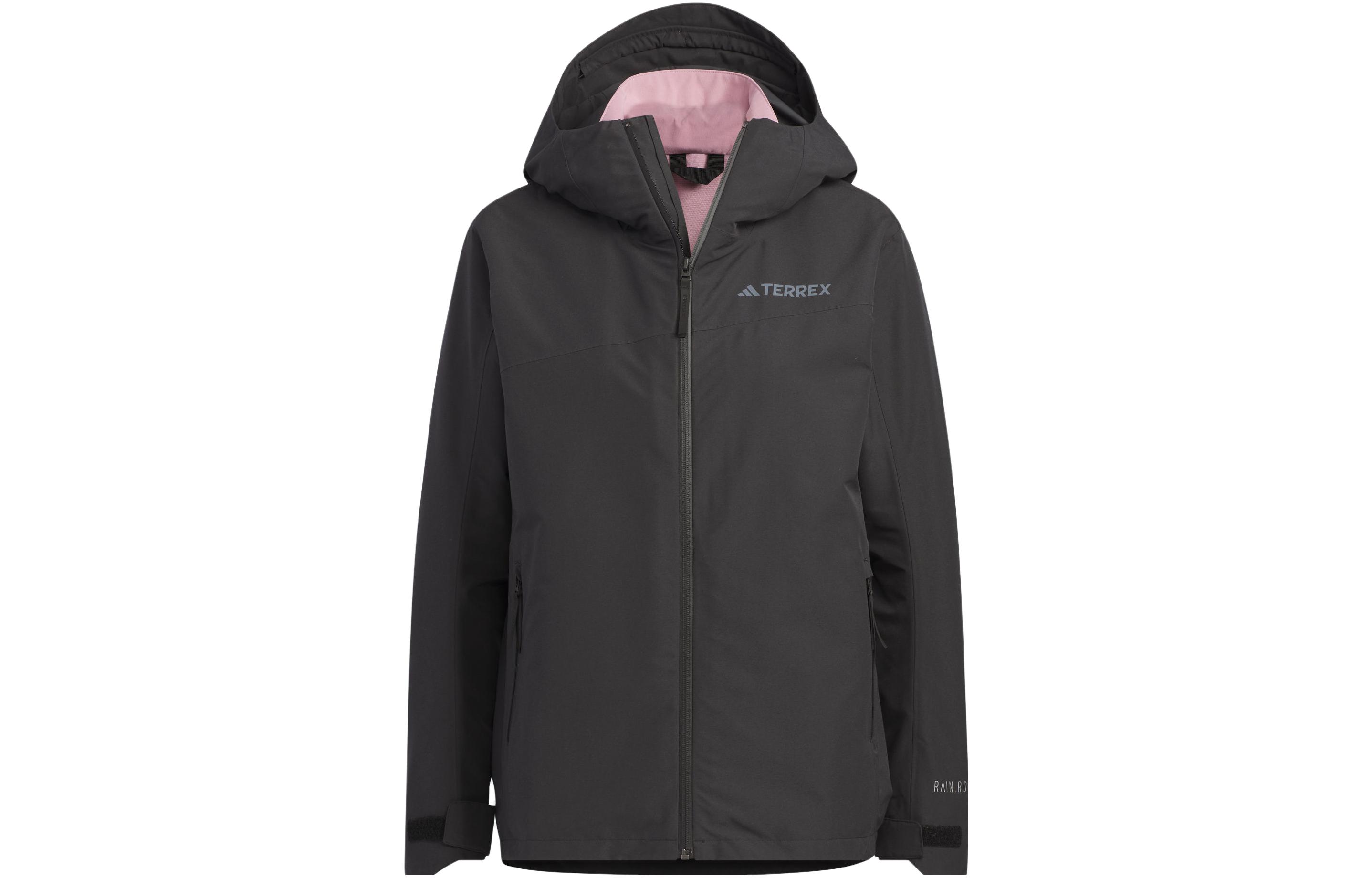 (Women) adidas Women’s Three-In-One RAINRDY Waterproof Windproof Jacket Black IL9007