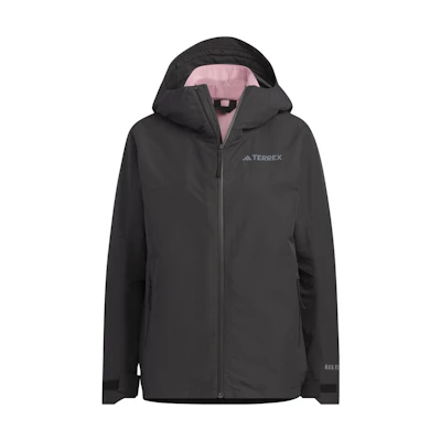 (Women) adidas Women’s Three-In-One RAINRDY Waterproof Windproof Jacket Black IL9007