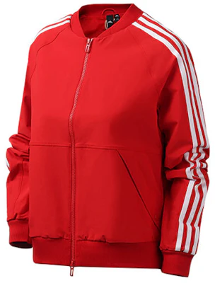 (Women) adidas WV Bomber 3S Red Athletic Fit Jacket FK3510 Buy (Women) adidas WV Bomber 3S Red Athletic Fit Jacket FK3510