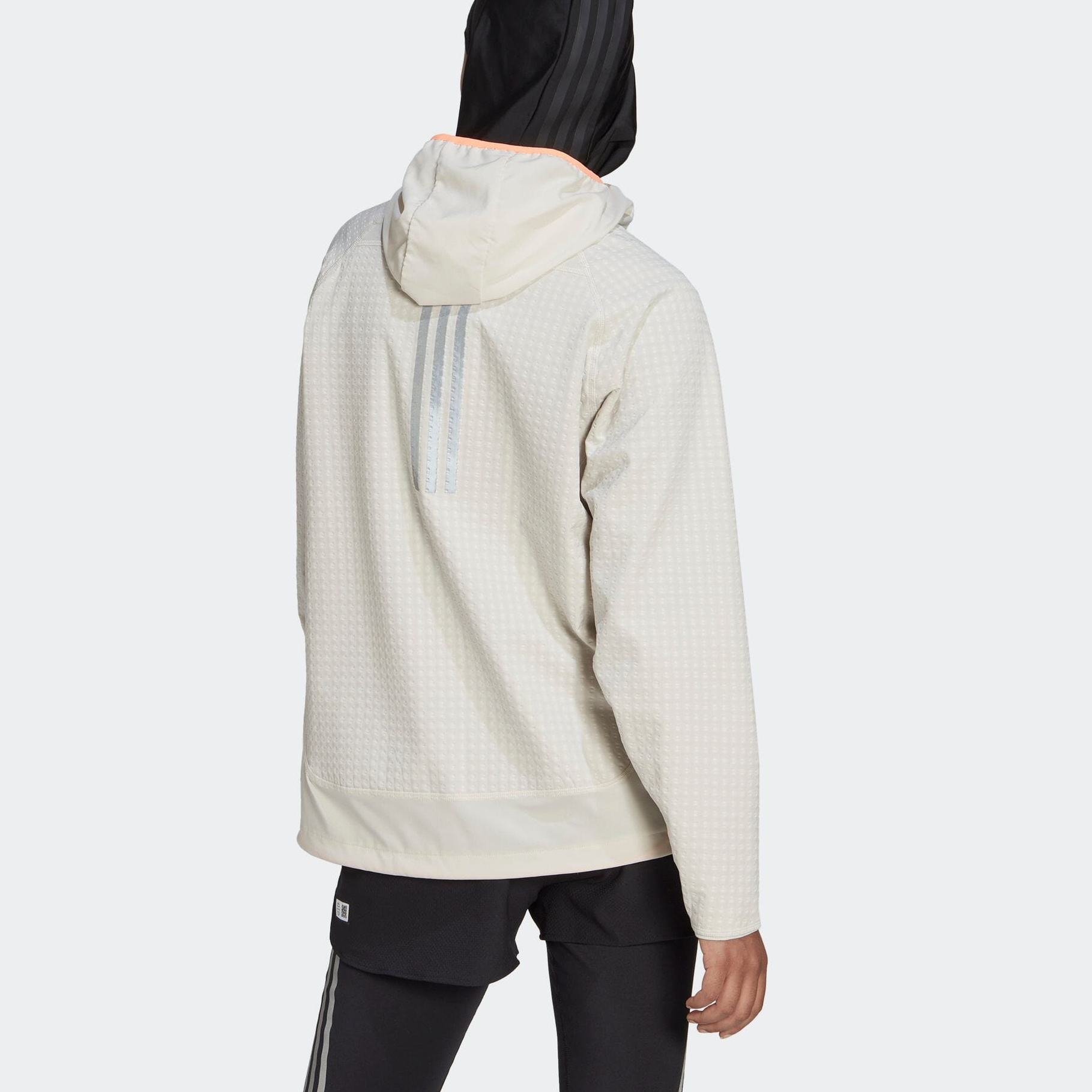 (Women) adidas X-City White Zip-Up Striped Jacket with Stand Collar HK6479 圖 5