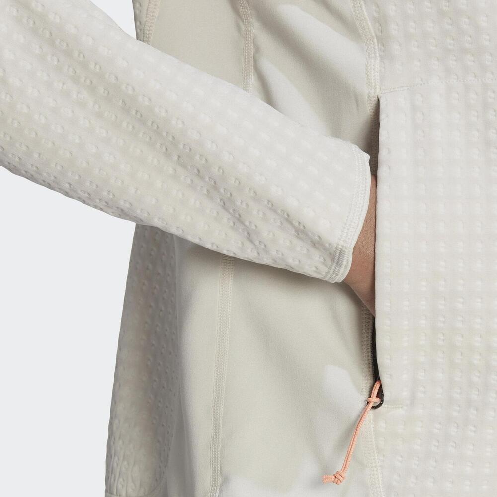 (Women) adidas X-City White Zip-Up Striped Jacket with Stand Collar HK6479 圖 6