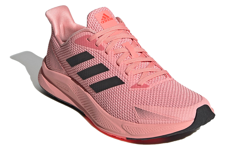 Lookbook adidas X9000l1 低筒 跑步鞋 女款 粉黑