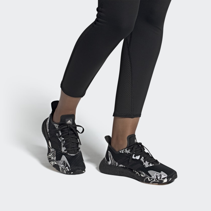 Sizing (W) adidas X9000L3 'Glam Pack - Hitam Minyak Berkilau' FW5709