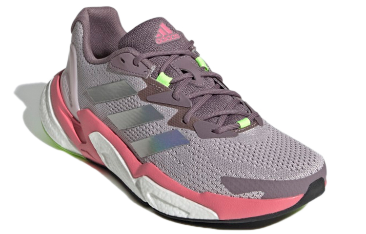 Lookbook adidas X9000l3 舒適 減震透氣 低筒 跑步鞋 女款 玫瑰紫