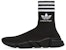 (W) adidas x Balenciaga Speed Sneaker 'Hitam' 717589WBDV11009