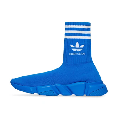 (W) Adidas Balenciaga Speed Sneaker 'Blue'