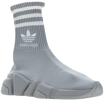 (W) adidas x Balenciaga Speed Sneaker 'Gris' 717589-WBDV1-1590 Lookbook (W) adidas x Balenciaga Speed Sneaker 'Gris' 717589-WBDV1-1590