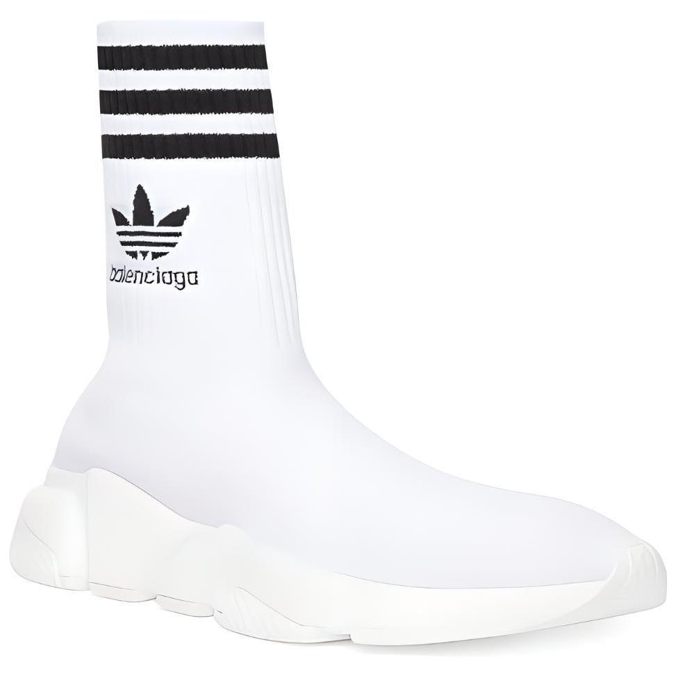 (W) adidas Balenciaga Speed Sneaker 'White' 圖 2