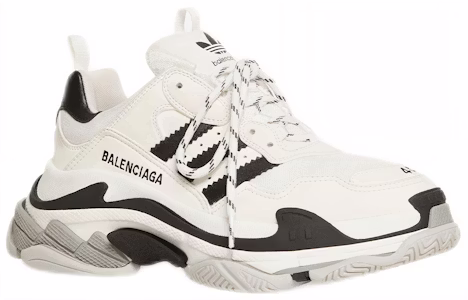 (W) adidas x Balenciaga Triple S 'Blanco Negro' 710020W2ZB19112 Lookbook (W) adidas x Balenciaga Triple S 'Blanco Negro' 710020W2ZB19112